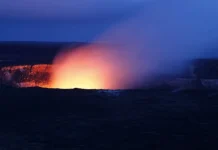 The 9 parts of a volcano and the 4 types that exist