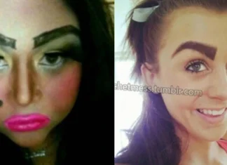 Crazy eyebrows: 20 people who made a mess